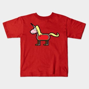 Lady Rainicorn Tooniefied Kids T-Shirt